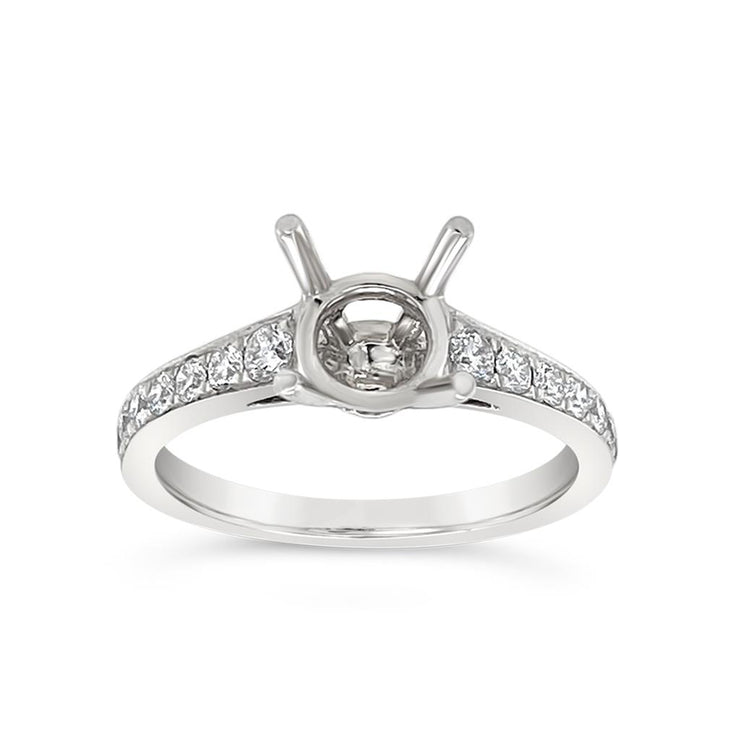 Yes by Martin Binder Diamond Semi-Mount Engagement Ring