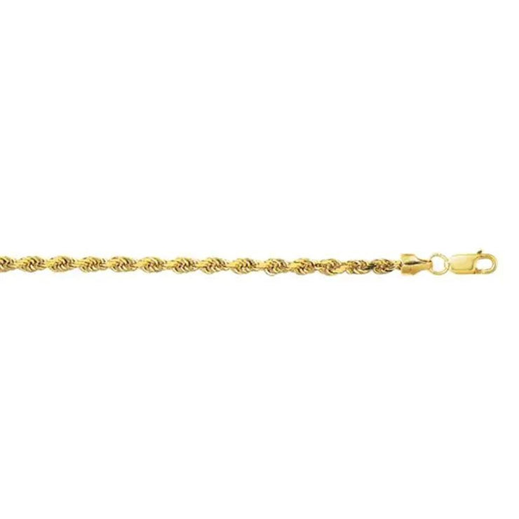 Aura by Martin Binder 3.2mm 22 Inch Lite Rope Chain Necklace