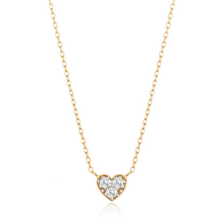 Aurelie Gi Sophie Diamond Heart Necklace