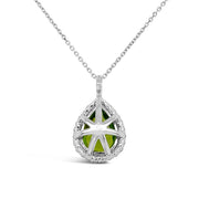 Irisa by Martin Binder Peridot & Diamond Statement Necklace