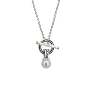 LAGOS Luna Pearl Toggle Necklace