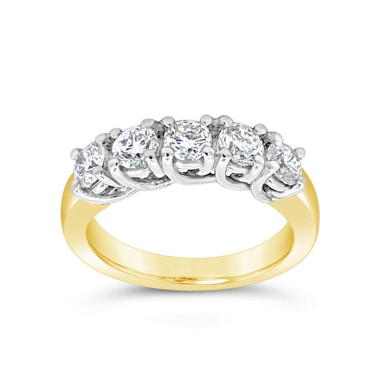Clara by Martin Binder 5 Stone Diamond Anniversary Ring (1.17 ct. tw.)