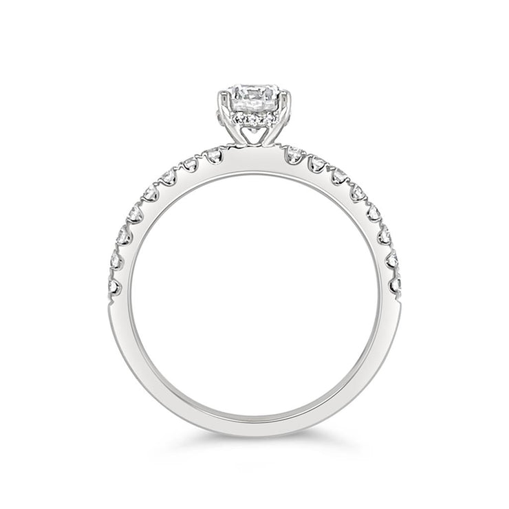 Yes by Martin Binder Round Diamond Engagement Ring (0.92 ct. tw.)