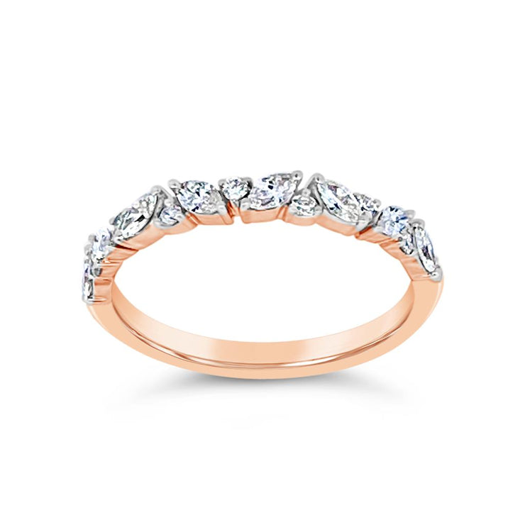 Clara by Martin Binder Mixed Shape Diamond Stacking Ring (0.39 ct. tw.)