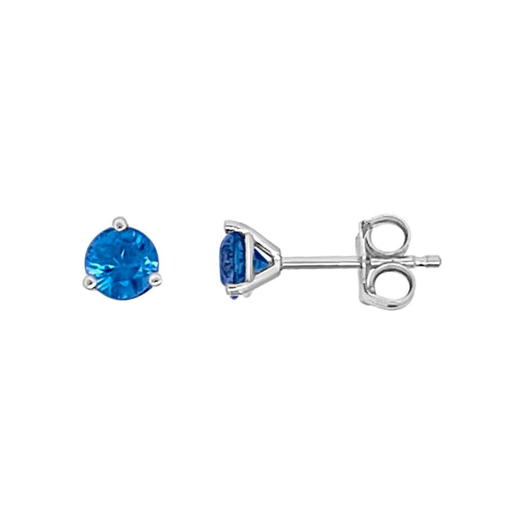 Irisa by Martin Binder Blue Zircon Stud Earrings