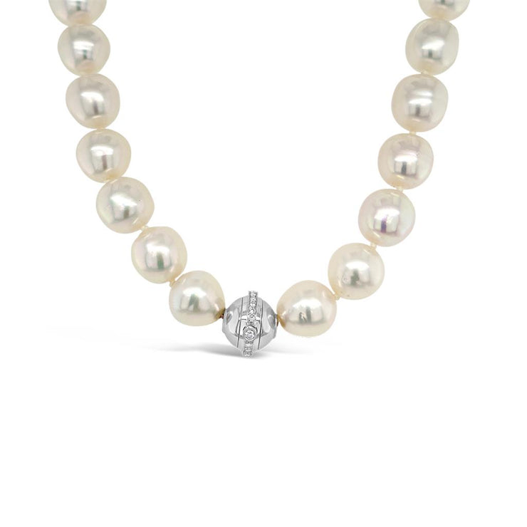 Tara South Sea Pearl & Diamond Orbit Strand Necklace