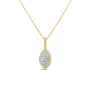 Clara by Martin Binder Marquise Diamond Pendant Necklace (1.35 ct. tw.)