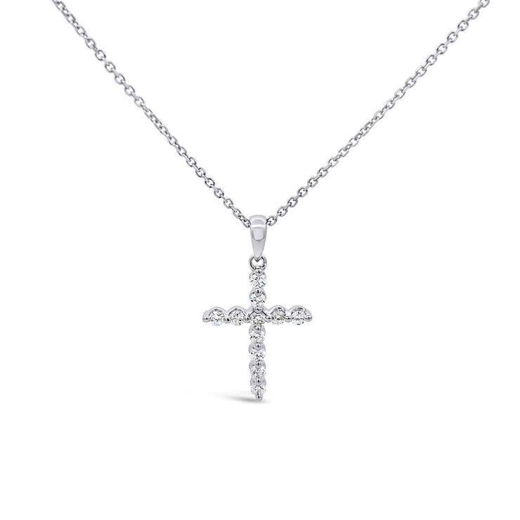 Clara by Martin Binder Diamond Cross Pendant Necklace (0.99 ct. tw.)