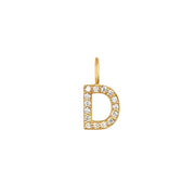Aurelie Gi Diamond Initial D Charm Pendant