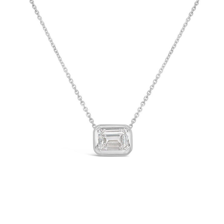 Clara by Martin Binder Emerald Diamond Solitaire Necklace (1.80 ct. tw.)
