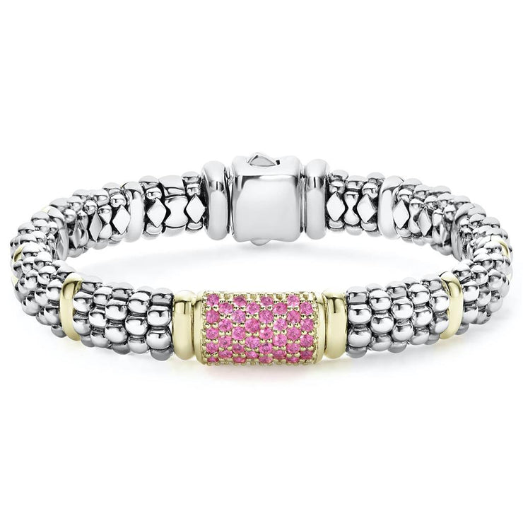 LAGOS Signature Caviar Pink Sapphire Bracelet
