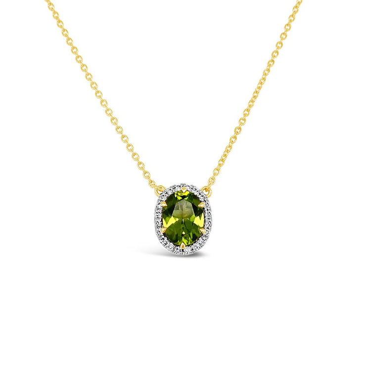 Irisa by Martin Binder Peridot & Diamond Necklace
