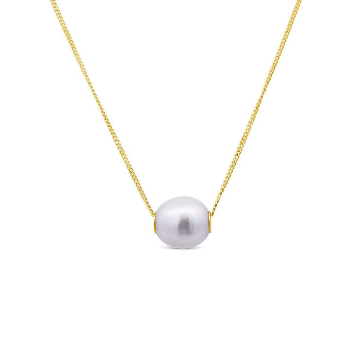 Miyana by Martin Binder Freshwater Oval Pearl Necklace