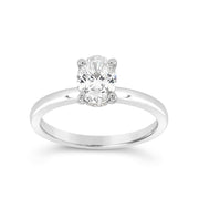 Yes by Martin Binder Oval Solitaire Diamond Engagement Ring (0.81 ct. tw.)