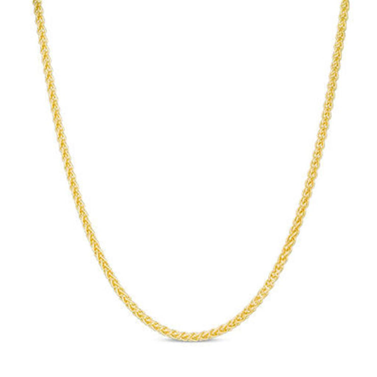 Aura by Martin Binder Gold 18 Inch Wheat Chain Necklace