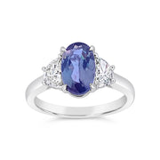 Irisa by Martin Binder Alexandrite & Diamond Three Stone Ring