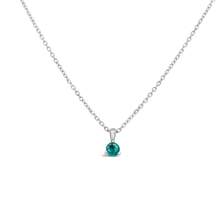 Irisa by Martin Binder Tiny Emerald Birthstone Charm Pendant