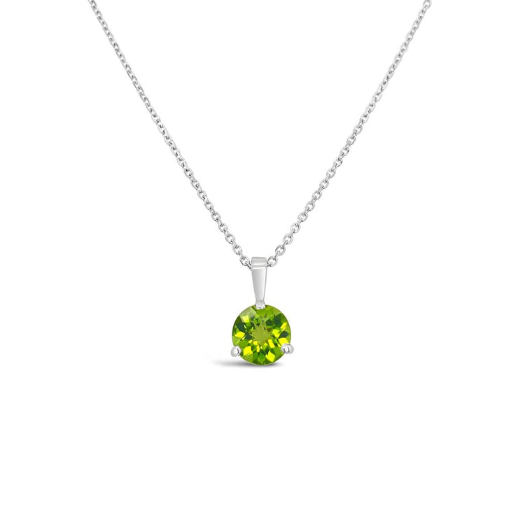 Irisa by Martin Binder Peridot Solitaire Necklace