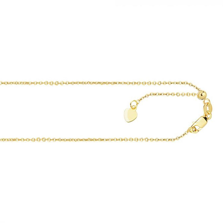 Aura by Martin Binder Gold Adjustable Cable Chain Necklace