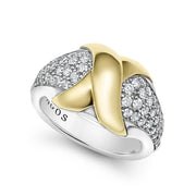 LAGOS Embrace Two-Tone X Diamond Ring