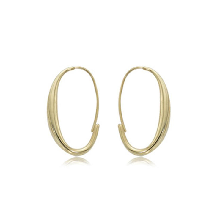 Aura by Martin Binder Endless Oval Hoop Earrings