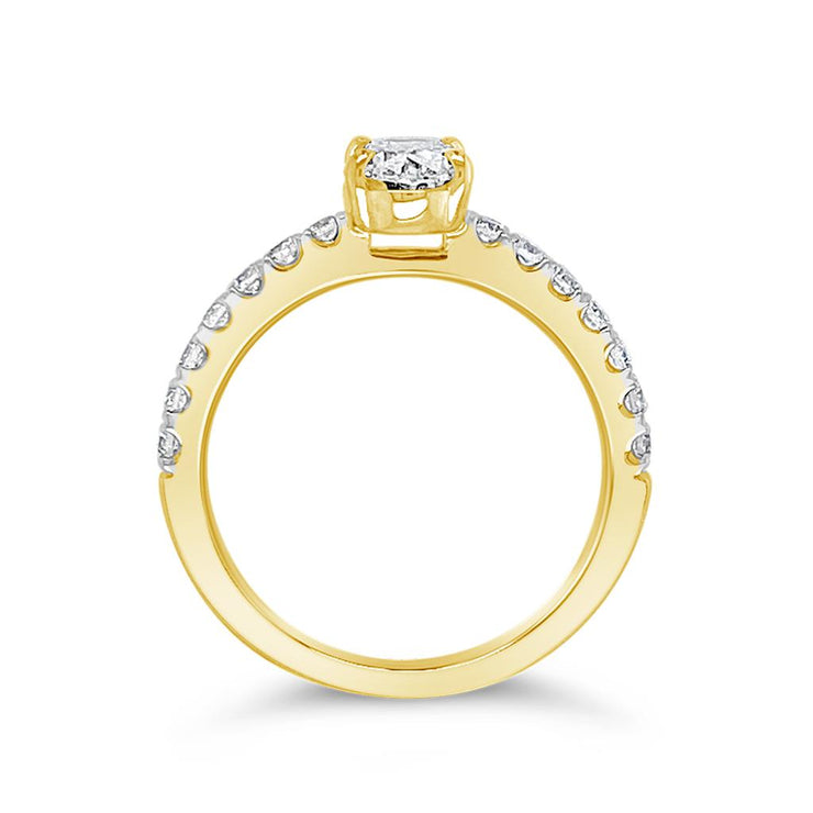 Yes by Martin Binder Oval Diamond Engagement Ring (1.58 ct. tw.)