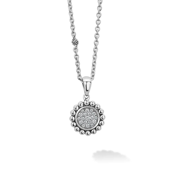 LAGOS Caviar Spark Diamond Pendant Necklace