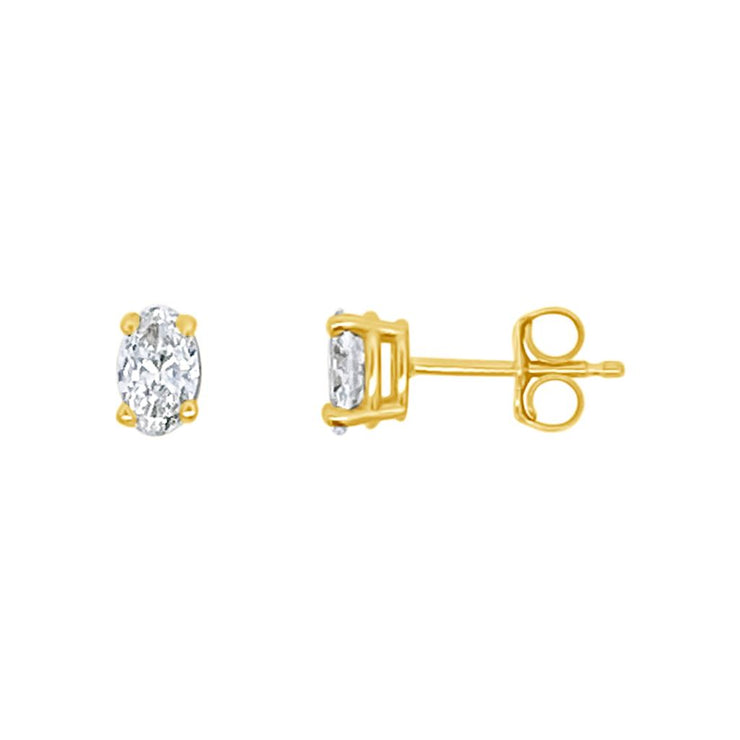 Clara by Martin Binder Oval Diamond Stud Earrings (0.51 ct. tw.)