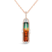 Irisa by Martin Binder Bi-Color Tourmaline & Diamond Necklace