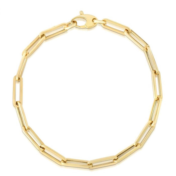 Aura by Martin Binder Gold Paperclip Chain Bracelet