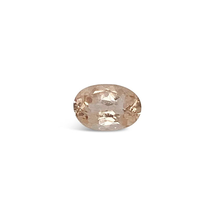 Oval Cut Morganite Gemstone (0.65 ct)