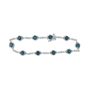 Irisa by Martin Binder London Blue Topaz & Diamond Bracelet