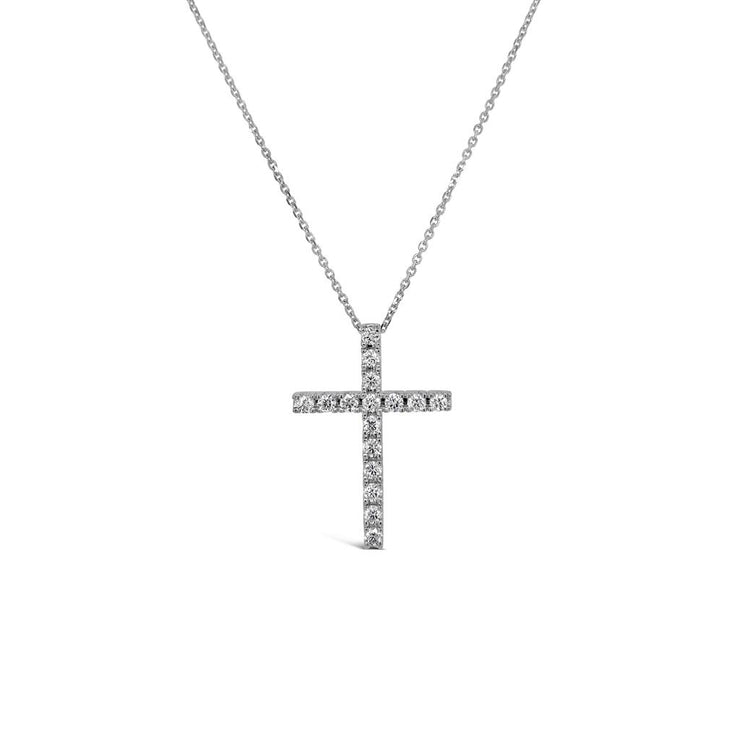 Clara by Martin Binder Diamond Cross Pendant Necklace (0.61 ct. tw.)