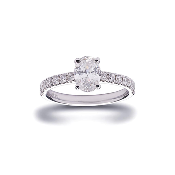 Yes by Martin Binder Oval Diamond Engagement Ring (1.33 ct. tw.)