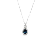 Irisa by Martin Binder Blue Sapphire & Diamond Necklace
