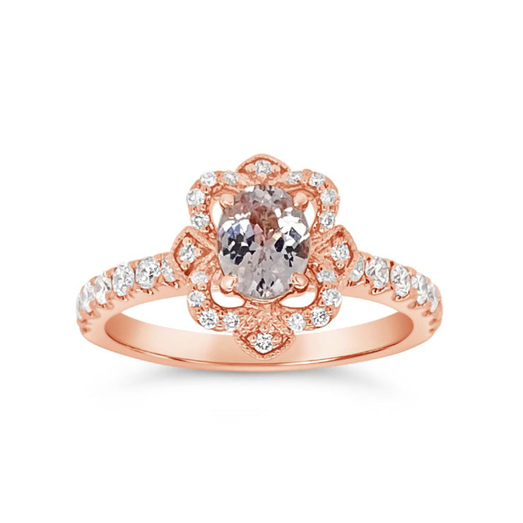 Irisa by Martin Binder Pink Sapphire & Diamond Engagement Ring (1.35 ct Gemstone)