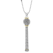 LAGOS Caviar Forever Tassel Pendant Necklace