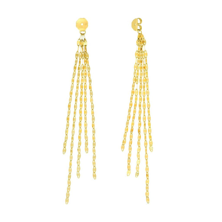 Aura by Martin Binder Hammered Forzentina Chain Earring Extensions