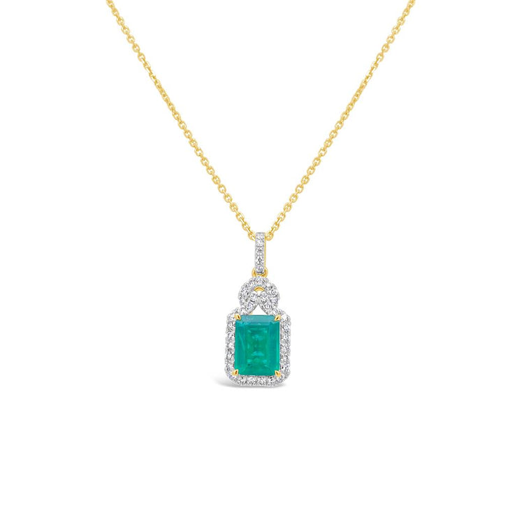 Irisa by Martin Binder Emerald & Diamond Necklace