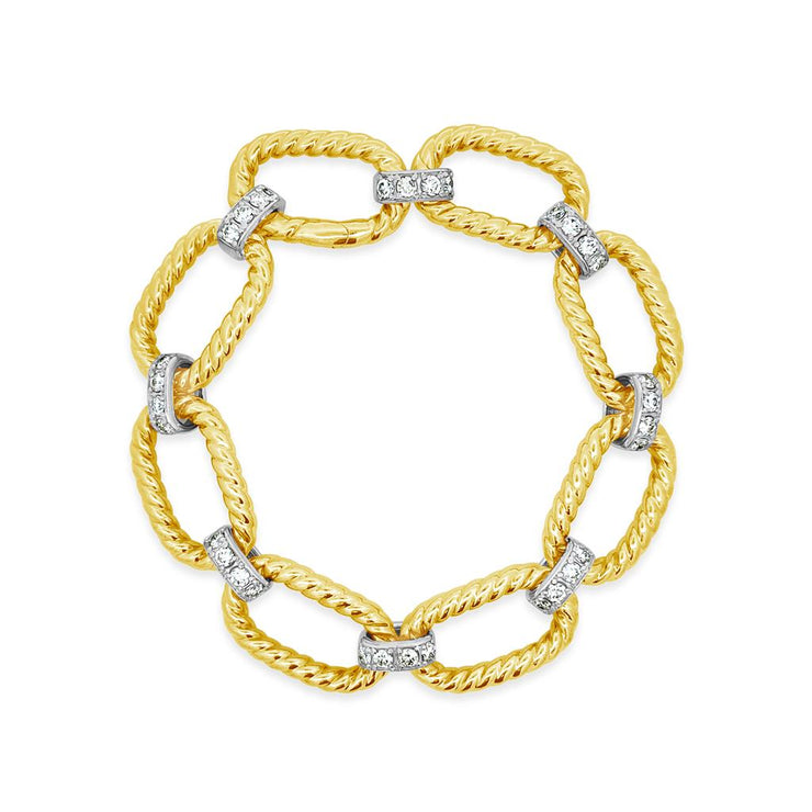 Clara by Martin Binder Diamond Rope Link Bracelet (2.35 ct. tw.)