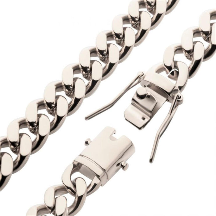INOX 8mm Miami Cuban Chain Bracelet