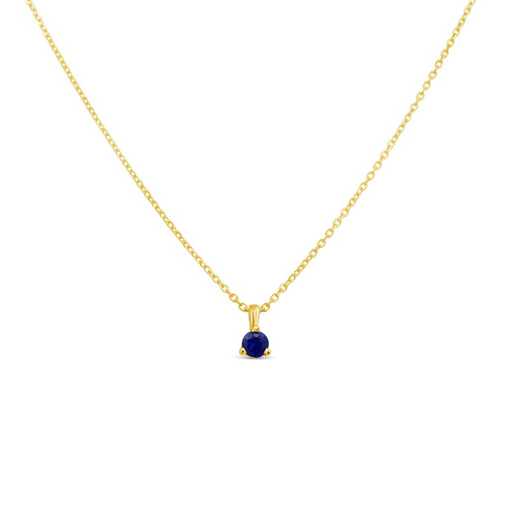 Irisa by Martin Binder Tiny Blue Sapphire Birthstone Charm Pendant