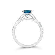 Irisa by Martin Binder London Blue Topaz & Diamond Ring