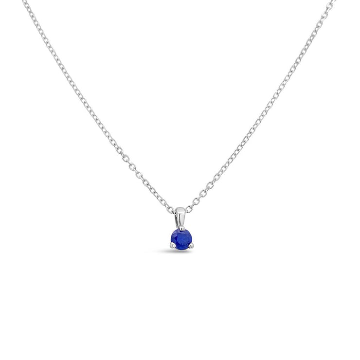 Irisa by Martin Binder Tiny Blue Sapphire Birthstone Charm Pendant
