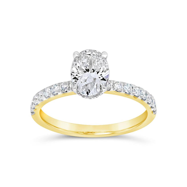 Yes by Martin Binder Oval Diamond Engagement Ring (1.38 ct. tw.)