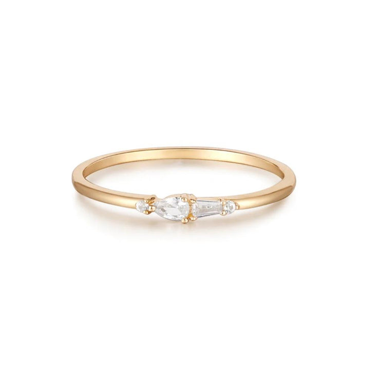 Aurelie Gi Gemma White Sapphire Ring