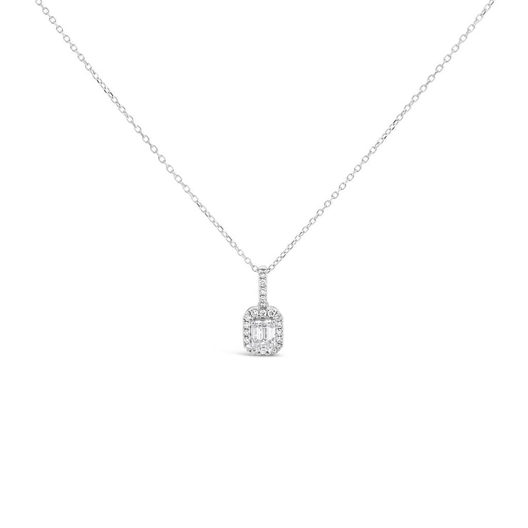 Clara by Martin Binder Diamond Halo Pendant Necklace (0.64 ct. tw.)