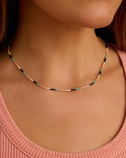 Gorjana Palm Desert Gigi Stripe Necklace