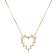 Aurelie Gi Saylor LAB-GROWN Diamond Heart Necklace