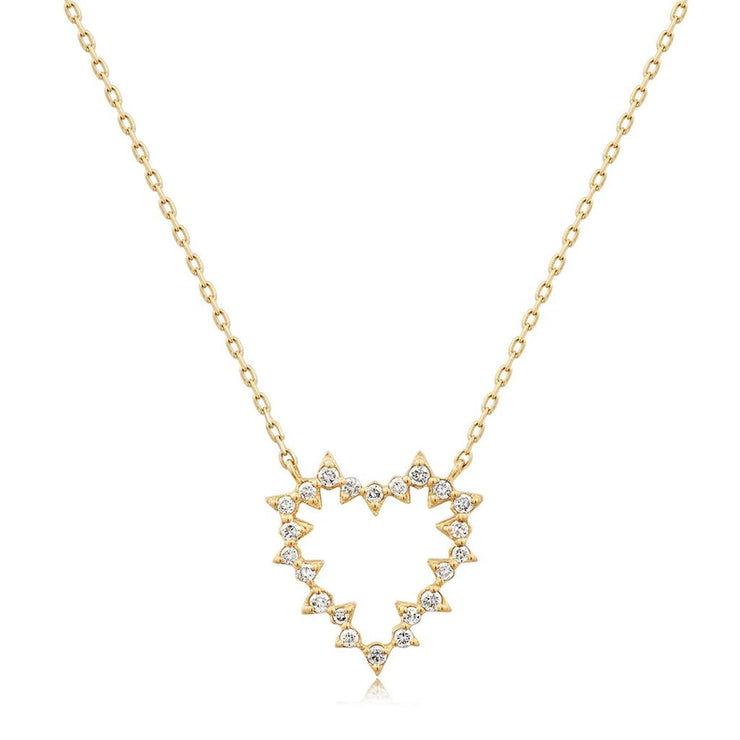 Aurelie Gi Saylor LAB-GROWN Diamond Heart Necklace